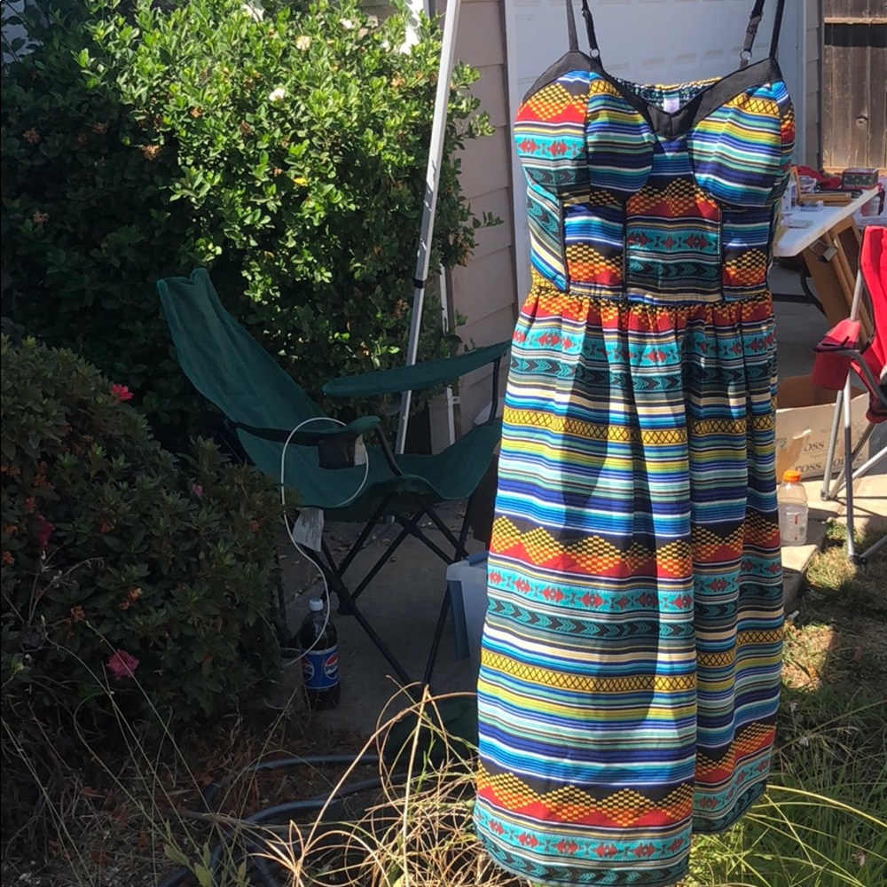 colorful dress
